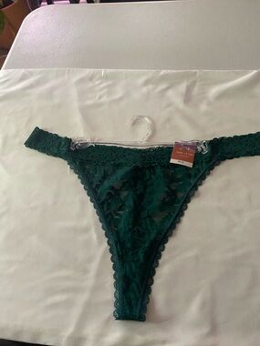 State of Day Emerald Lace Thong - Women's Intimates